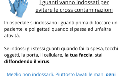 Attenzione all’utilizzo dei guanti